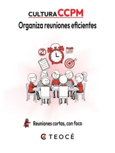 Póster motivacional sobre la importancia de tener reuniones eficientes